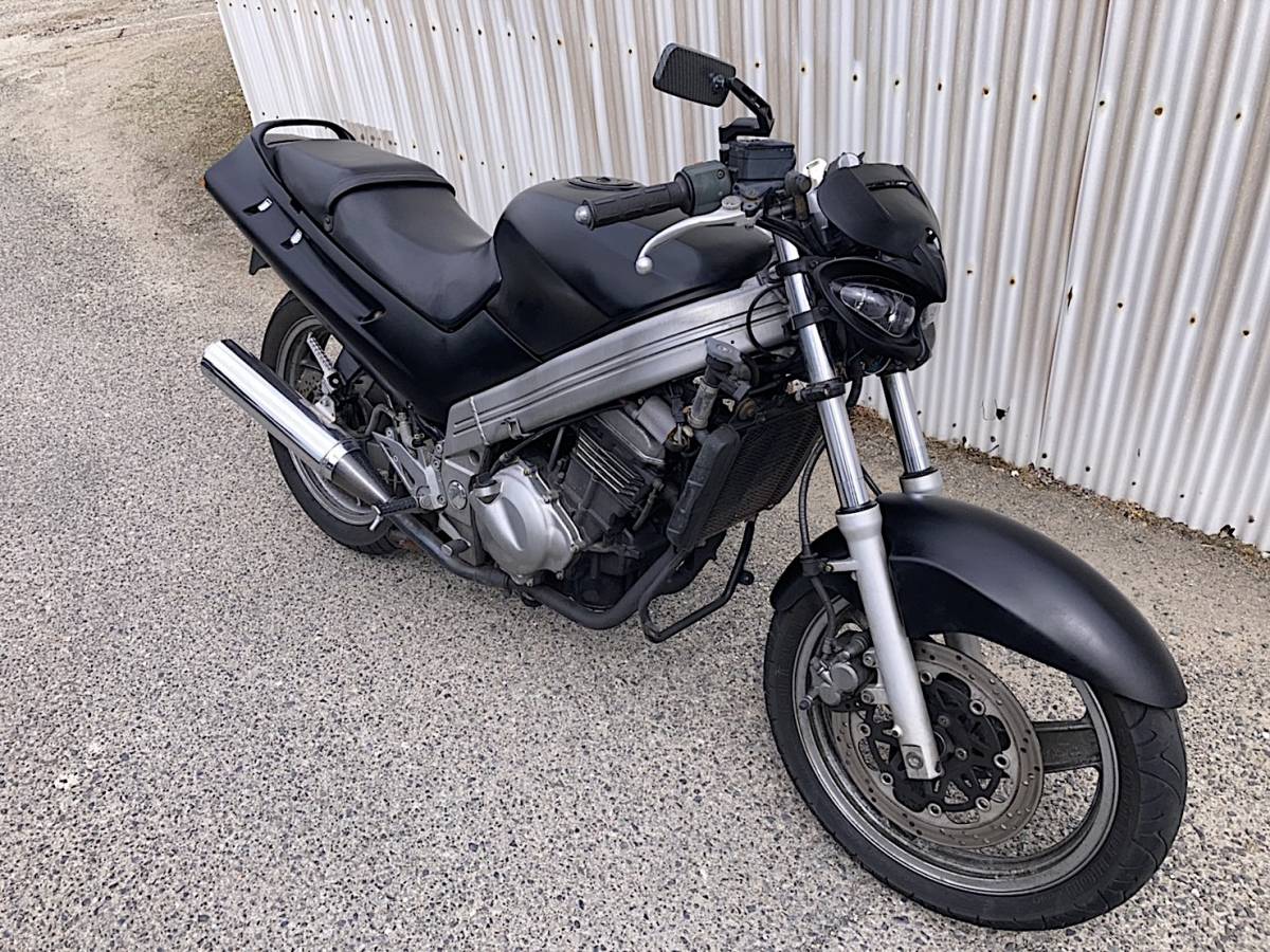 ZZR250 ネイキッド　カスタム　マットブラック　実働好調　神戸より