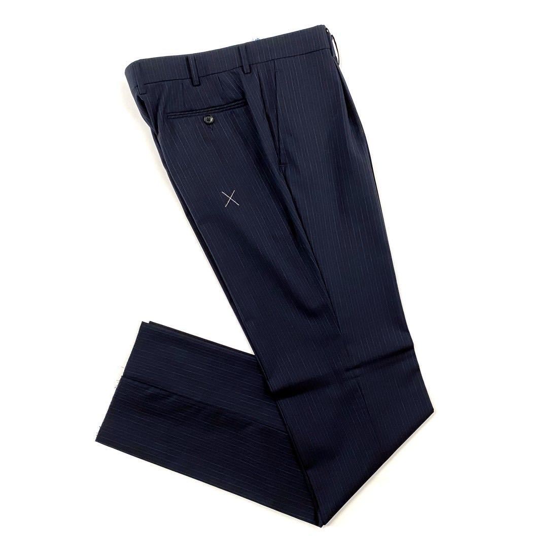 定価7.5万 renoma×Super120's ピンストライプ スーツ AB6 定価7.5万 renoma×Super120´s ピンストライプ スーツ AB6の通販は