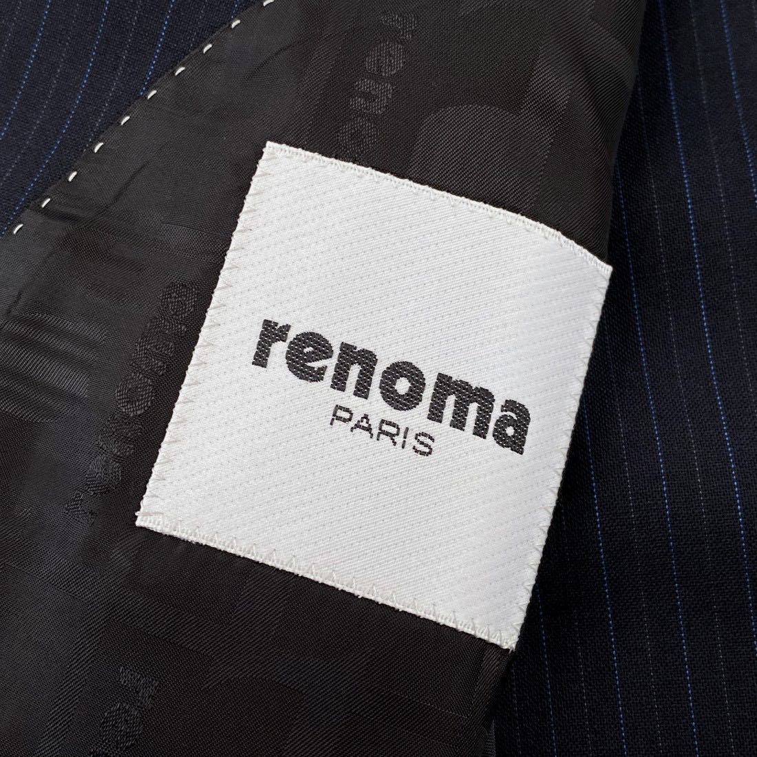 定価7.5万 renoma×Super120's ピンストライプ スーツ AB6 定価7.5万 renoma×Super120´s ピンストライプ スーツ AB6の通販は