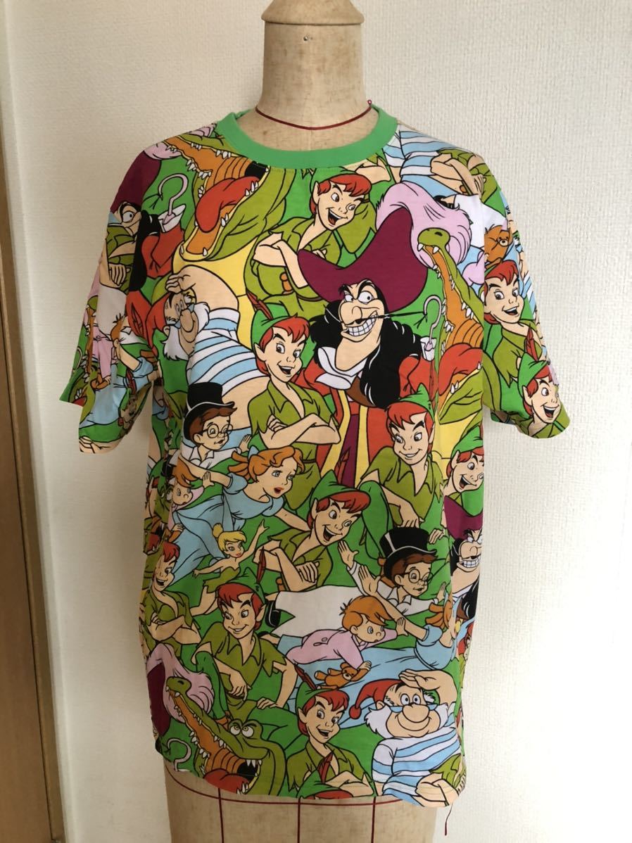 ディズニー Tシャツ 総柄 ピーターパン ウェンディ フック スミー ティンカーベル サイズm ディズニー 売買されたオークション情報 Yahooの商品情報をアーカイブ公開 オークファン Aucfan Com
