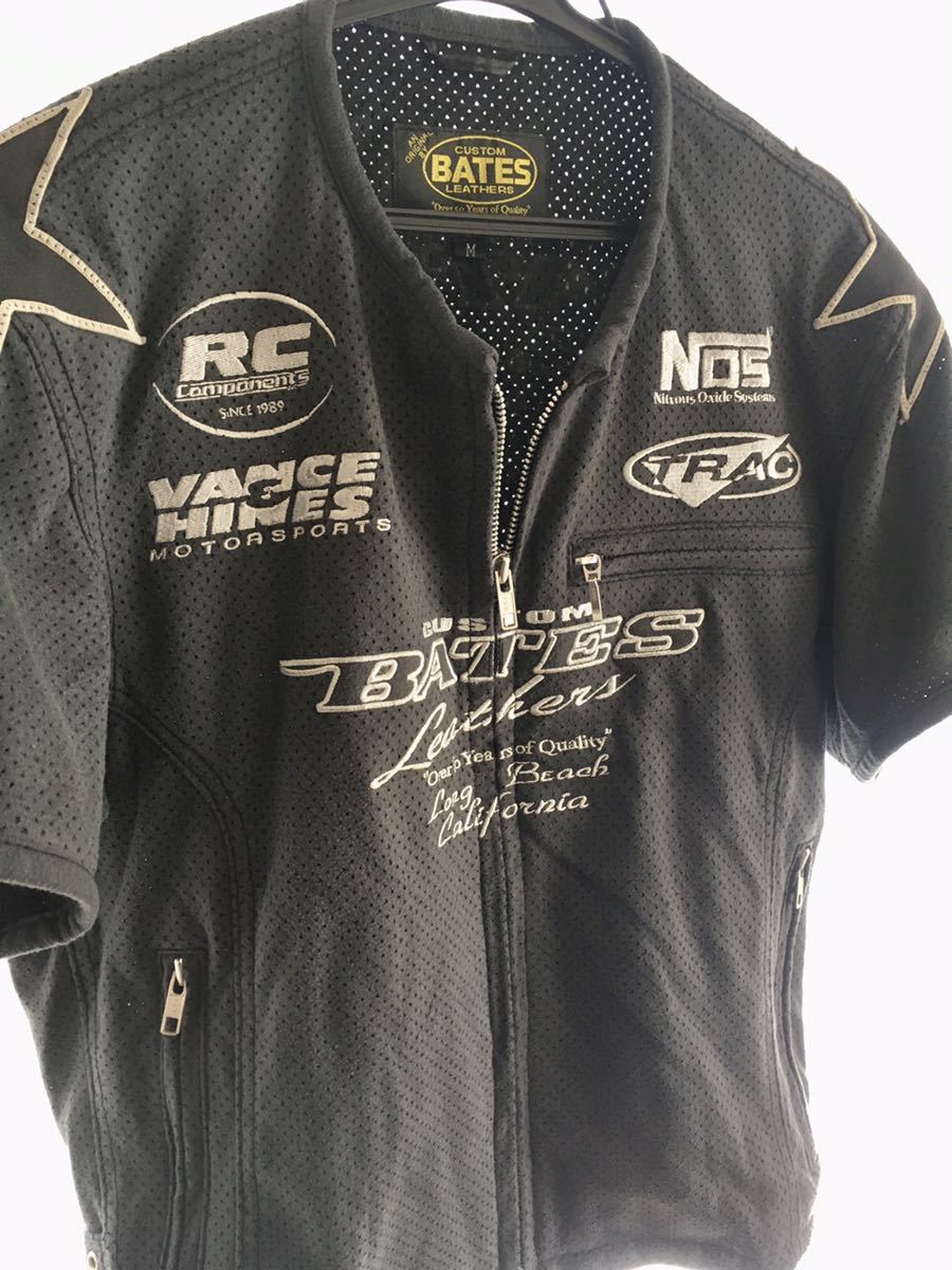☆格安☆ BATES ベイツ シングル ライダースジャケット ブラック