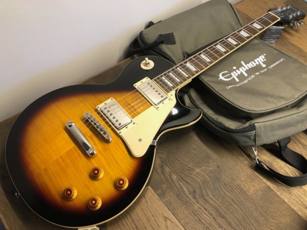メンテナンス済 Epiphone By Gibson Les Paul Standard Pro Groverペグ エピフォン ギブソン レスポールスタンダードプロ エピフォン 売買されたオークション情報 Yahooの商品情報をアーカイブ公開 オークファン Aucfan Com