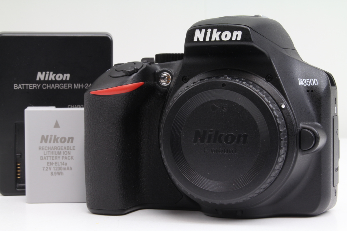 送料無料 | 動作保証 | 極美品 】 Nikon D3500 ボディ ブラック