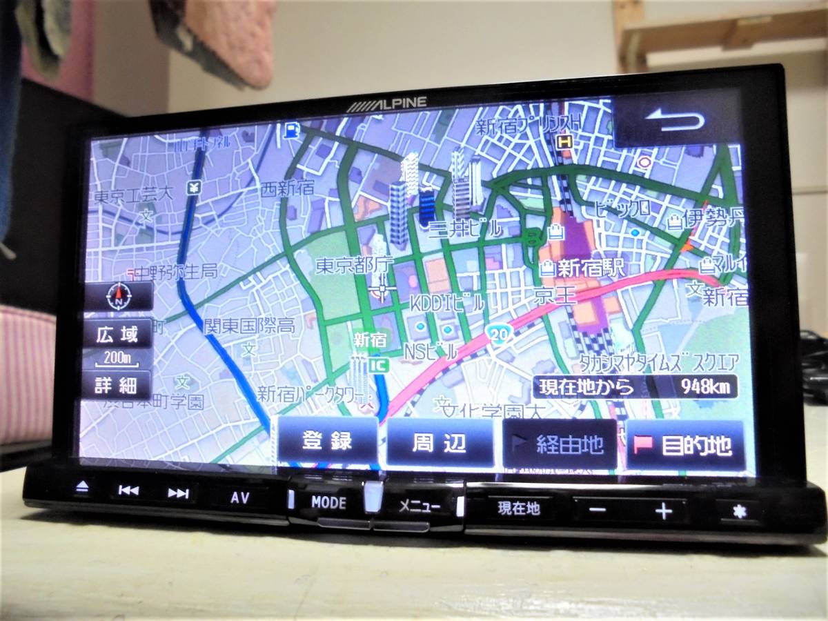 700D Bluetooth ALPINE DVD ☆社外SDナビ☆アルパイン☆700W☆地図 