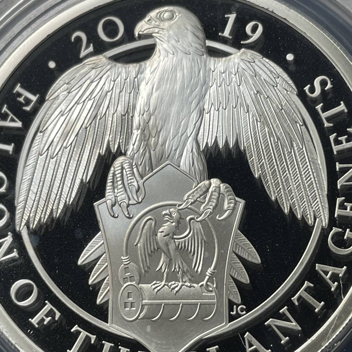 2019年 イギリス 銀貨 PCGS PR70 DCAM クイーンズビースト 2019年 イギリス 銀貨 PCGS PR70 DCAM クイーンズビースト 2019年