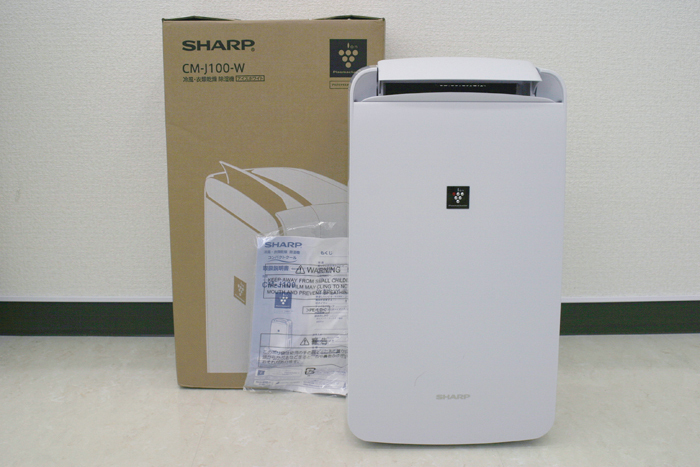 SHARP シャープ 冷風衣類乾燥除湿機 CM-J100-W コンパクトクール