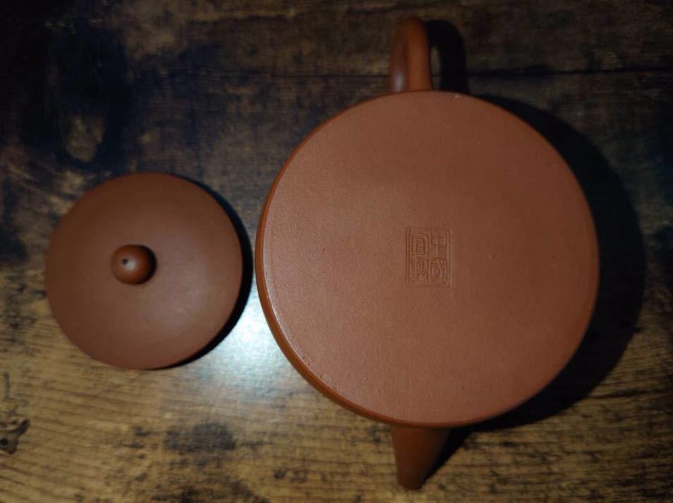時代 朱泥 唐物 煎茶道具【中國宜興】款 紫砂 茶道具 煎茶器 茶器 茶道