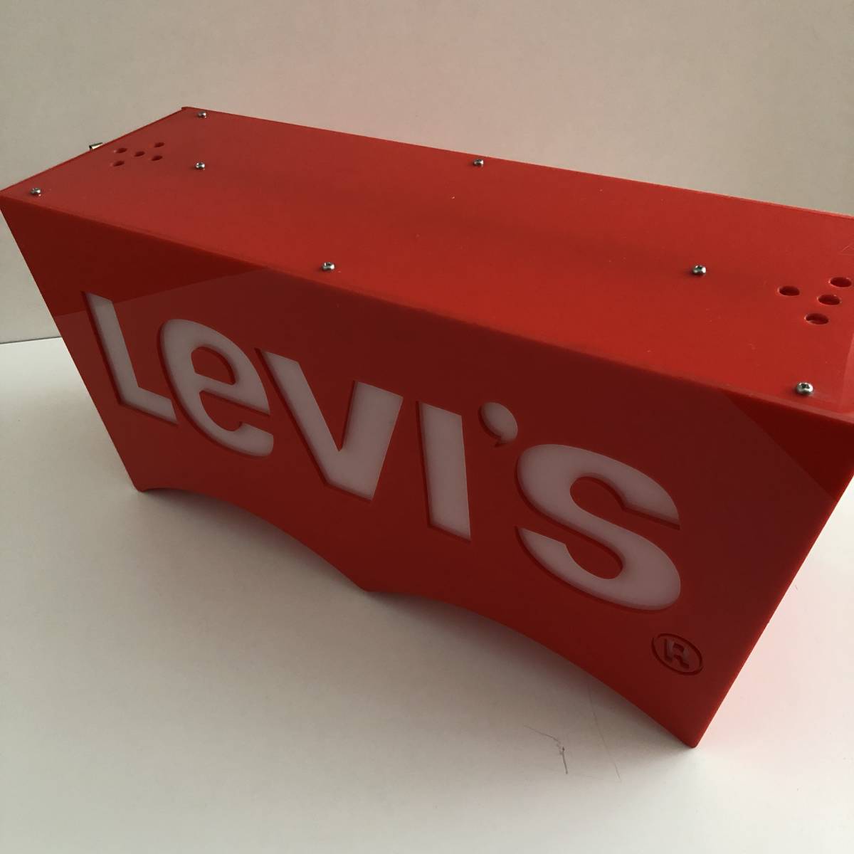 リーバイス Levi's メルカリ 当時物 回転式電飾看板 3面 - 看板 : 2026