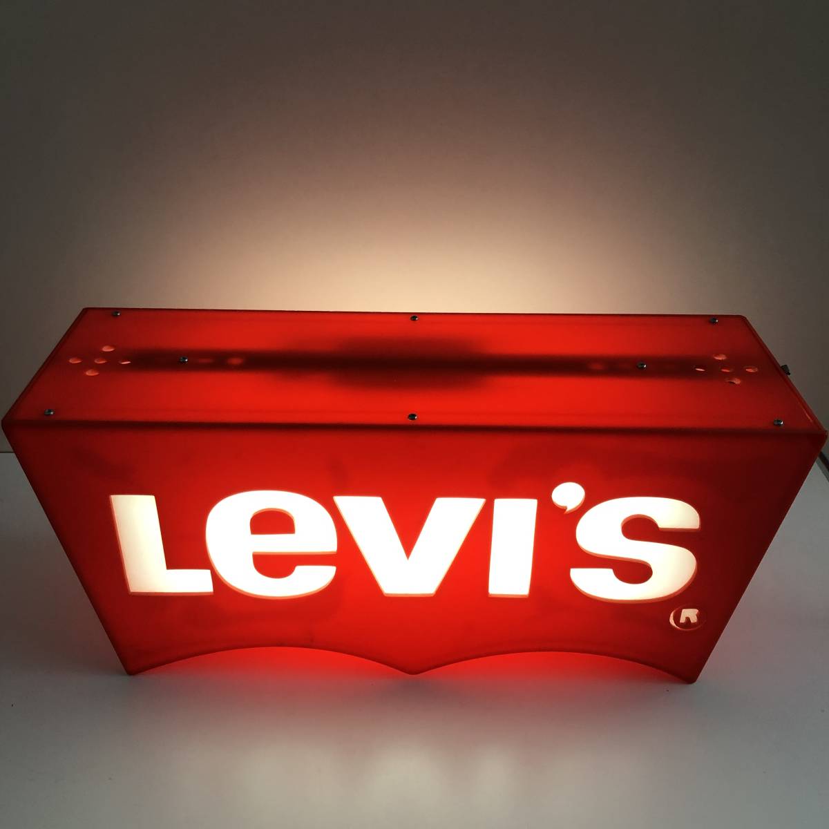 リーバイス Levi's メルカリ 当時物 回転式電飾看板 3面 - 看板 : 2026