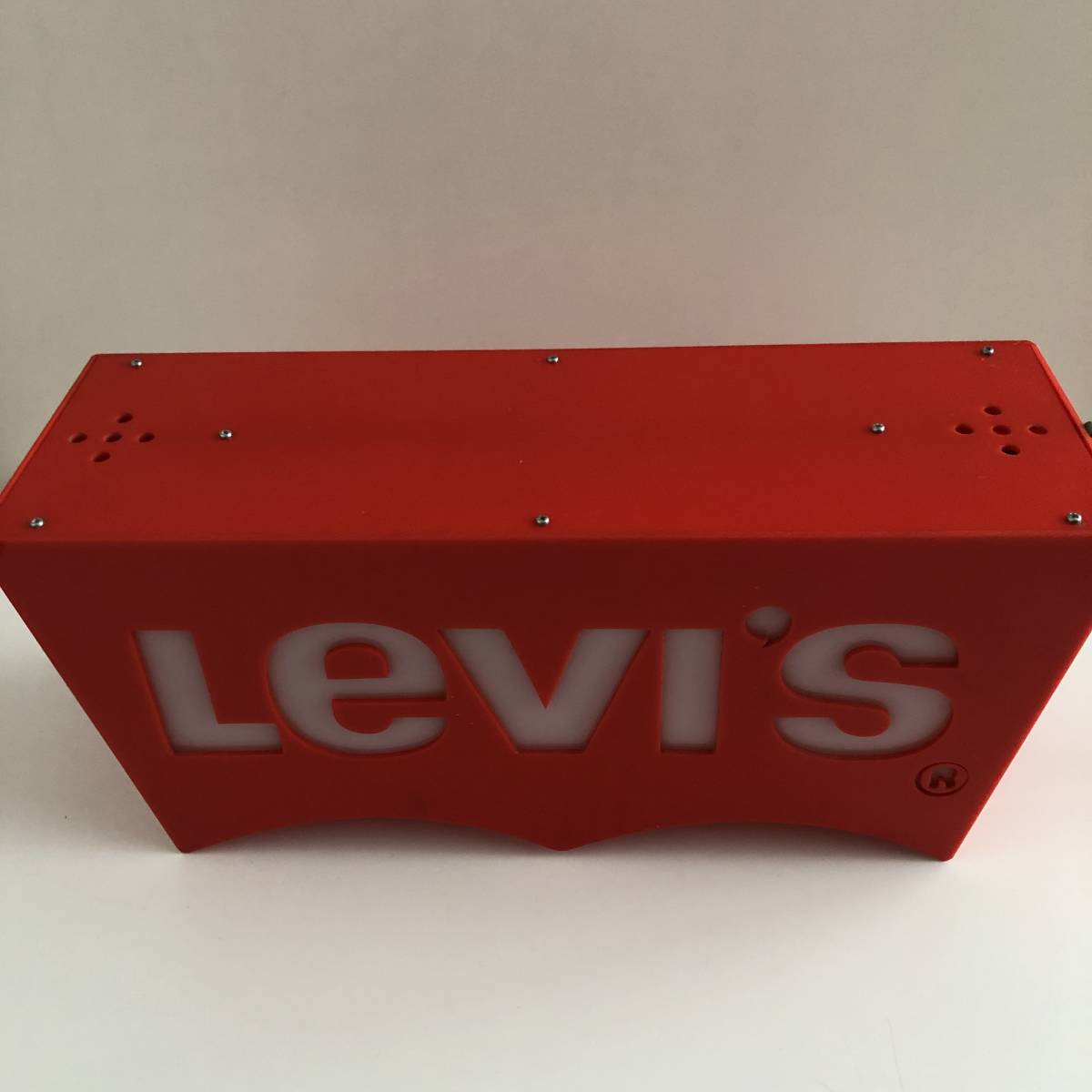 リーバイス Levi's メルカリ 当時物 回転式電飾看板 3面 - 看板 : 2026