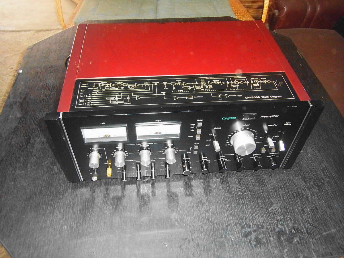 ◇ジャンク Sansui 山水 サンスイ プリアンプ CA-3000 プリメイン