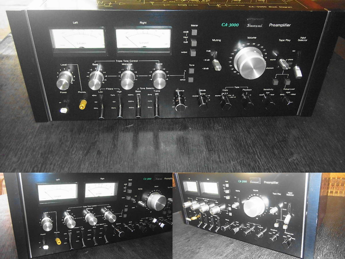 ◇ジャンク Sansui 山水 サンスイ プリアンプ CA-3000 プリメイン