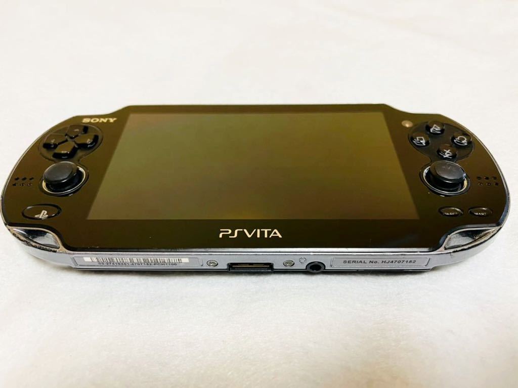 PlayStation Vita PCH-1100AA01 クリスタルブラック PS VITA 本体のみ