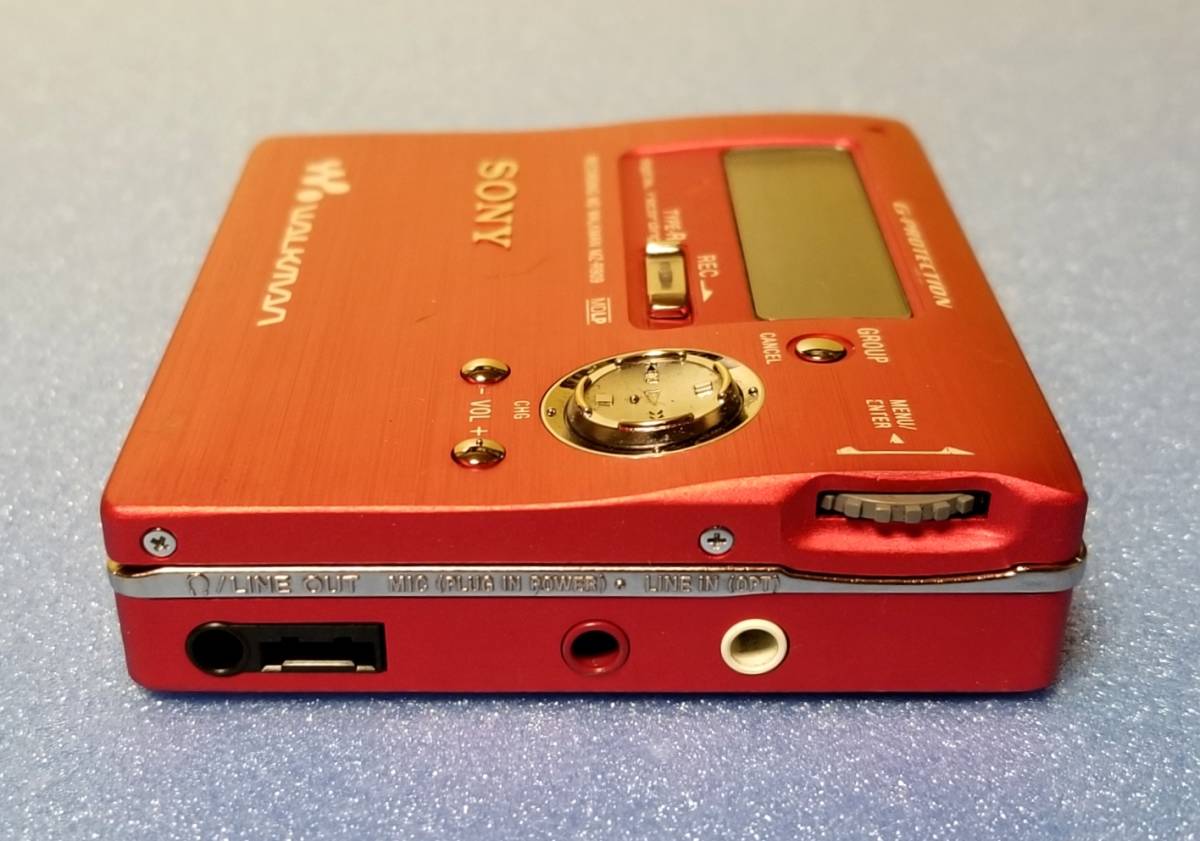 SONY MZ-R909 MDポータブルレコーダー MDLP対応 完動品・動作保証 SONY