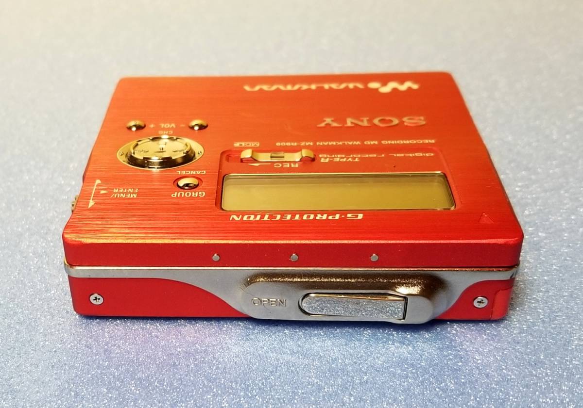 SONY MZ-R909 MDポータブルレコーダー MDLP対応 完動品・動作保証 SONY