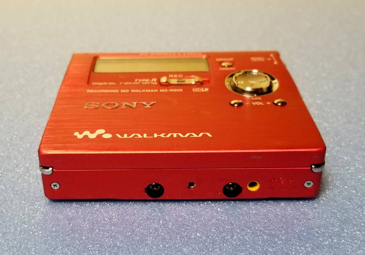 SONY MZ-R909 MDポータブルレコーダー MDLP対応 完動品・動作保証 SONY