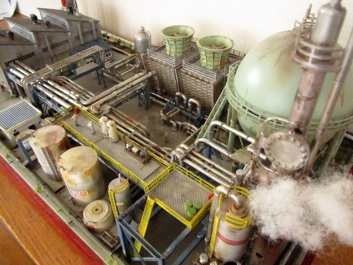 コンビナート工場 情景ジオラマ ジオラマ 工場 1⁄150 コンビナート