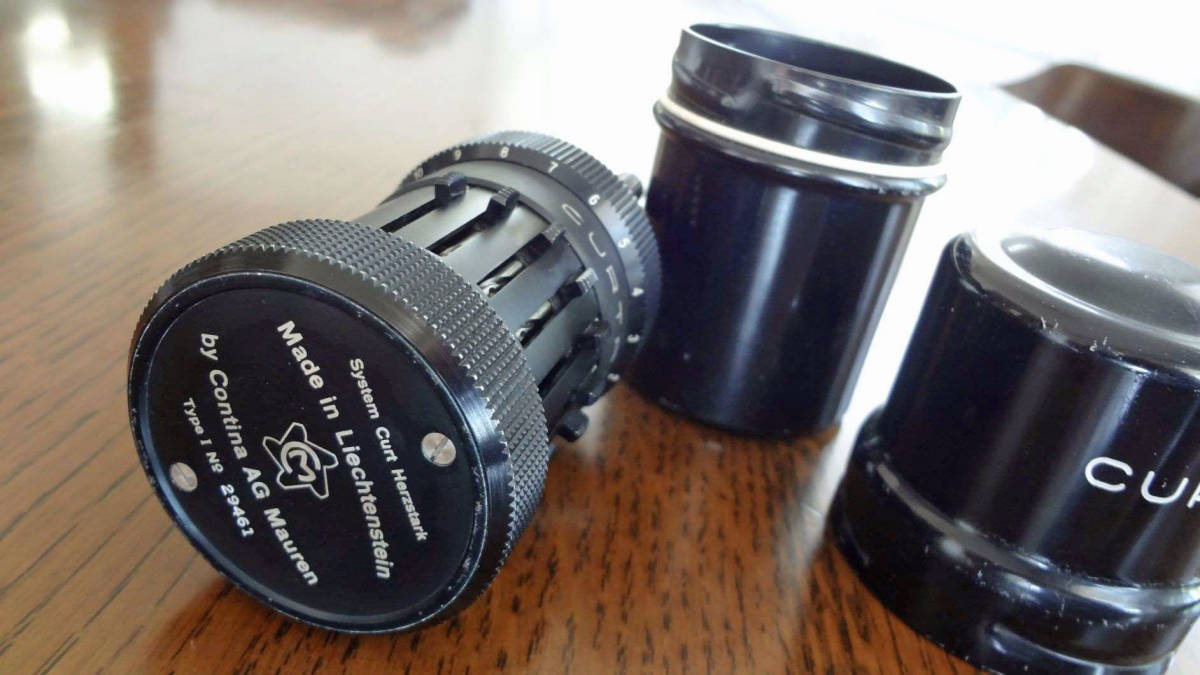 クルタ計算機 CURTA TypeⅠ ケースつき CURTA 機械式計算機 