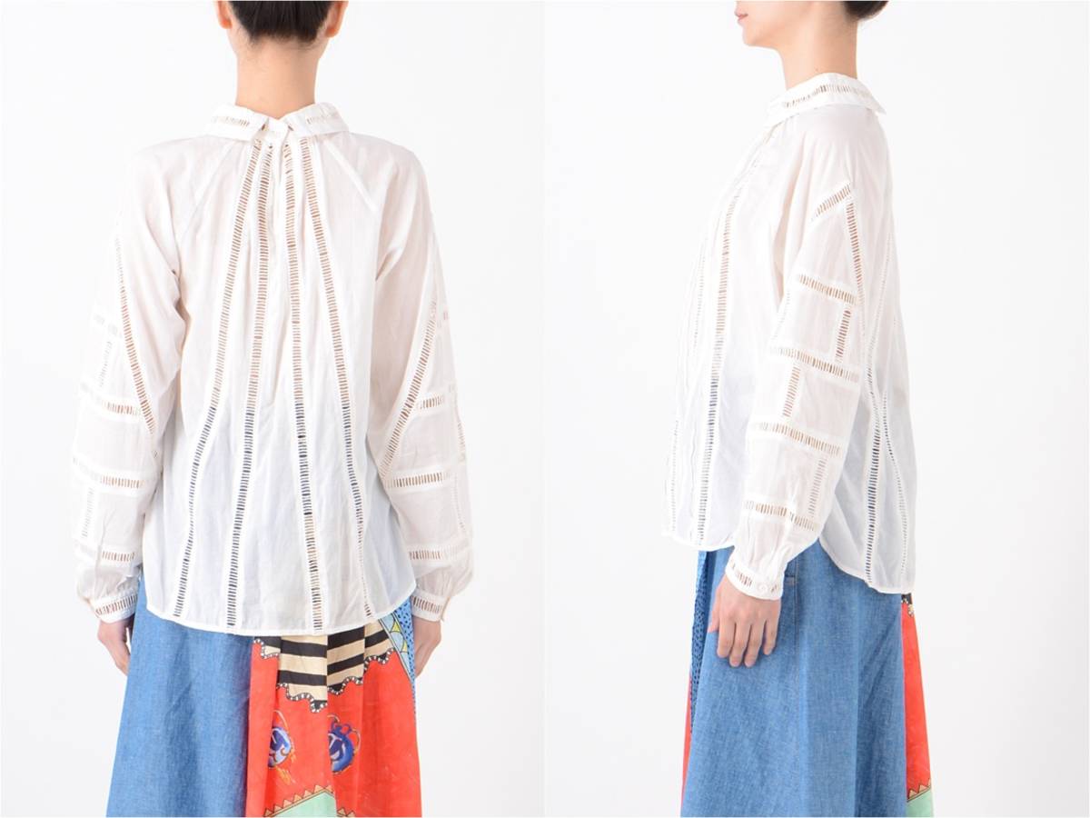 ☆TSUMORI CHISAT【ラダーレースブラウス美品】ツモリチサトシャツ 