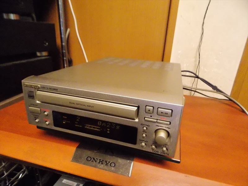 ONKYO CDR-205X CDレコーダー 《出内容》・本体《外観》・わずかなスレ