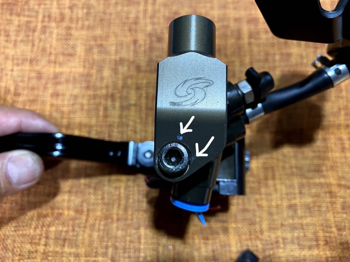 GALE SPEED ゲイル スピード クラッチマスターシリンダー VRC16-17CM φ16 クランプミラーホルダー レバーレシオ18-16mm 美品