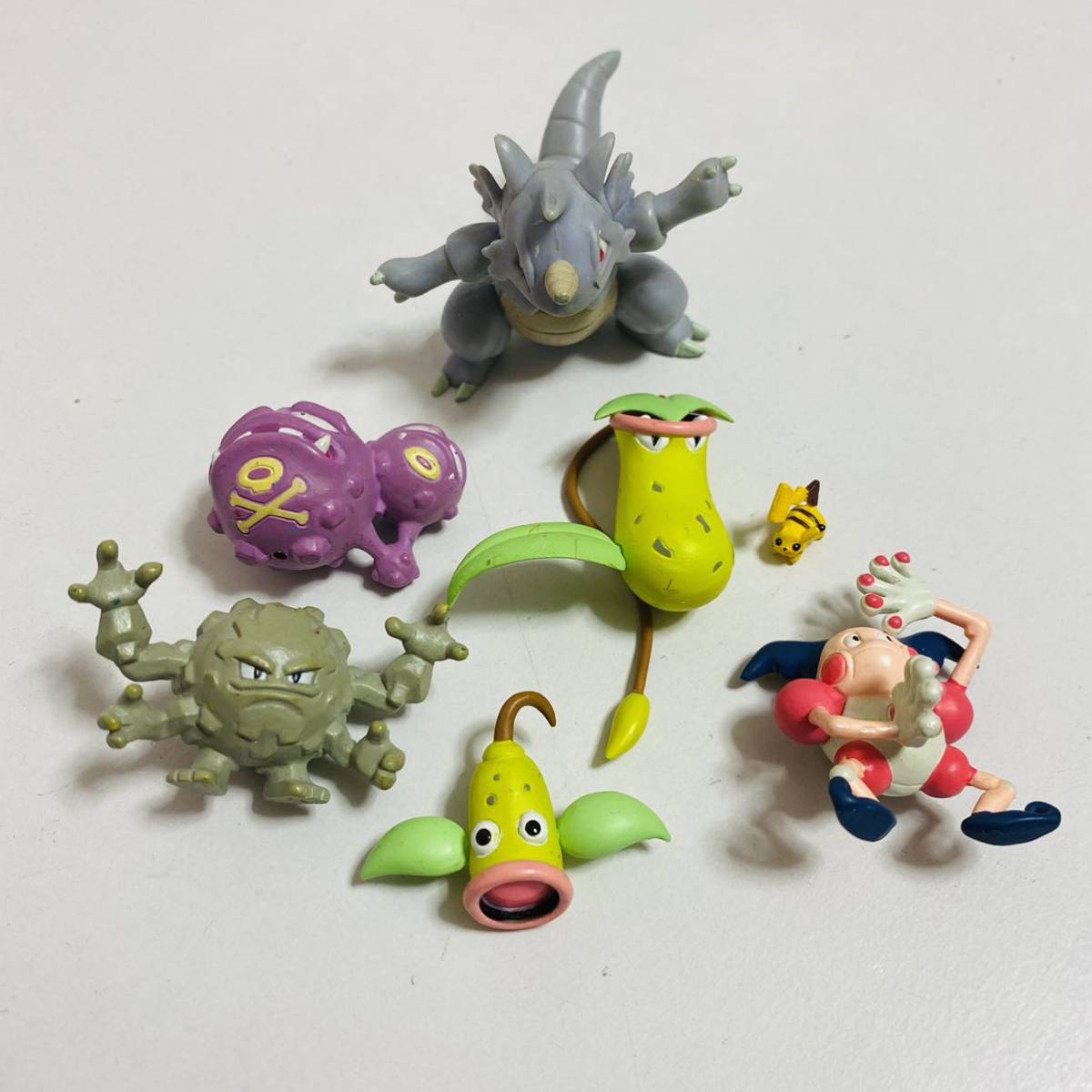 中古品】立体ポケモン図鑑 7個セット サイドン ウツボット バリヤード