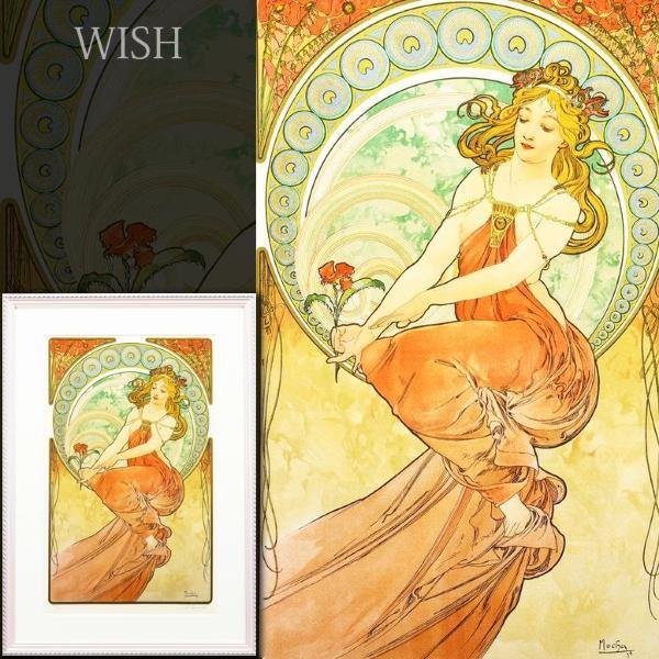 真作】【WISH】アルフォンス・ミュシャ Alphonse Mucha「絵画