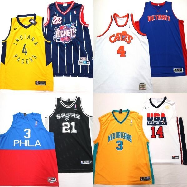  ALL NBA ゲームシャツ set タグ付き有 バスケットボール 他 2XL/3XL/4XL/5XL 8枚 まとめ売り 古着 1円スタート 最落なし MC5856(XLサイズ以上)｜売買されたオークション情報、yahooの商品情報をアーカイ ユニフォーム