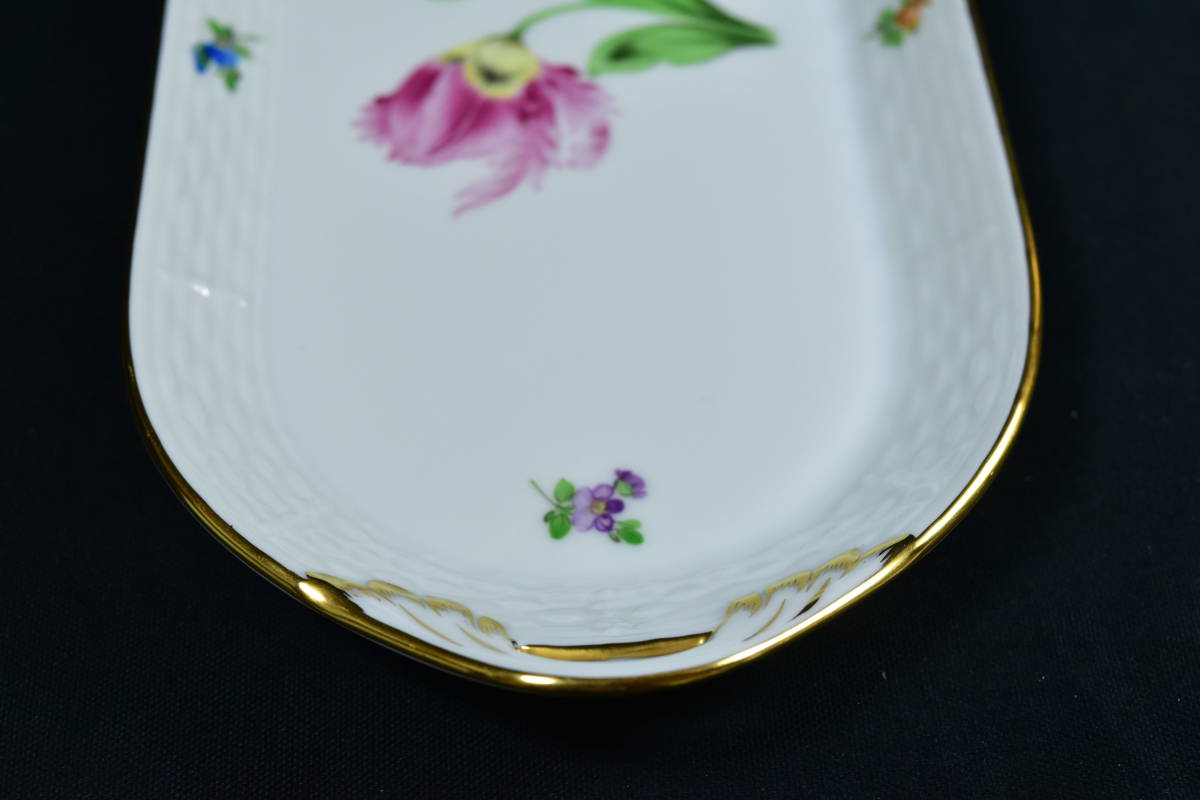 HEREND ヘレンド バコニーの春 スクエア プレート 皿 金彩(ヘレンド