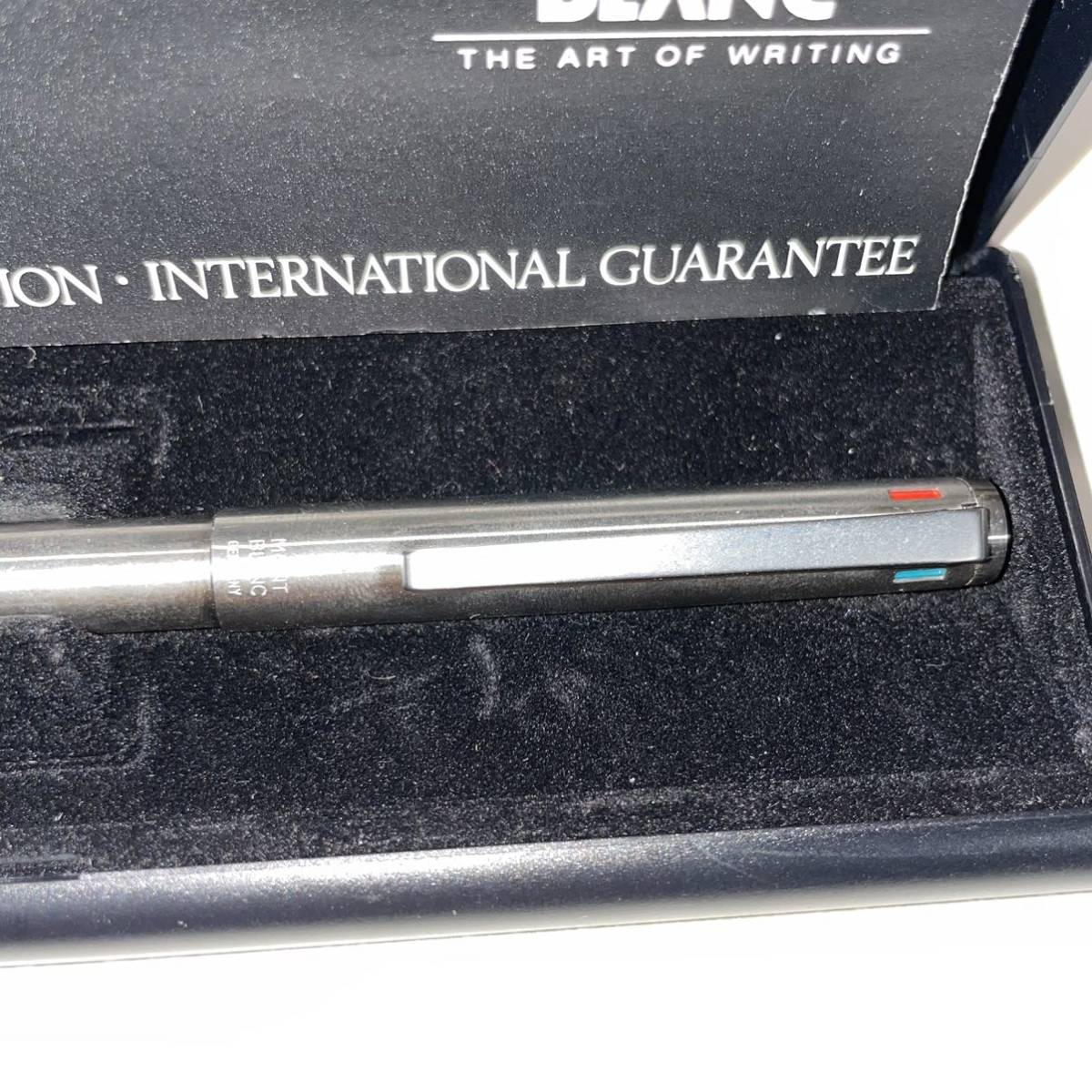 1円~【希少】MONT BLANC モンブラン 4色 ボールペン シルバー GERMANY
