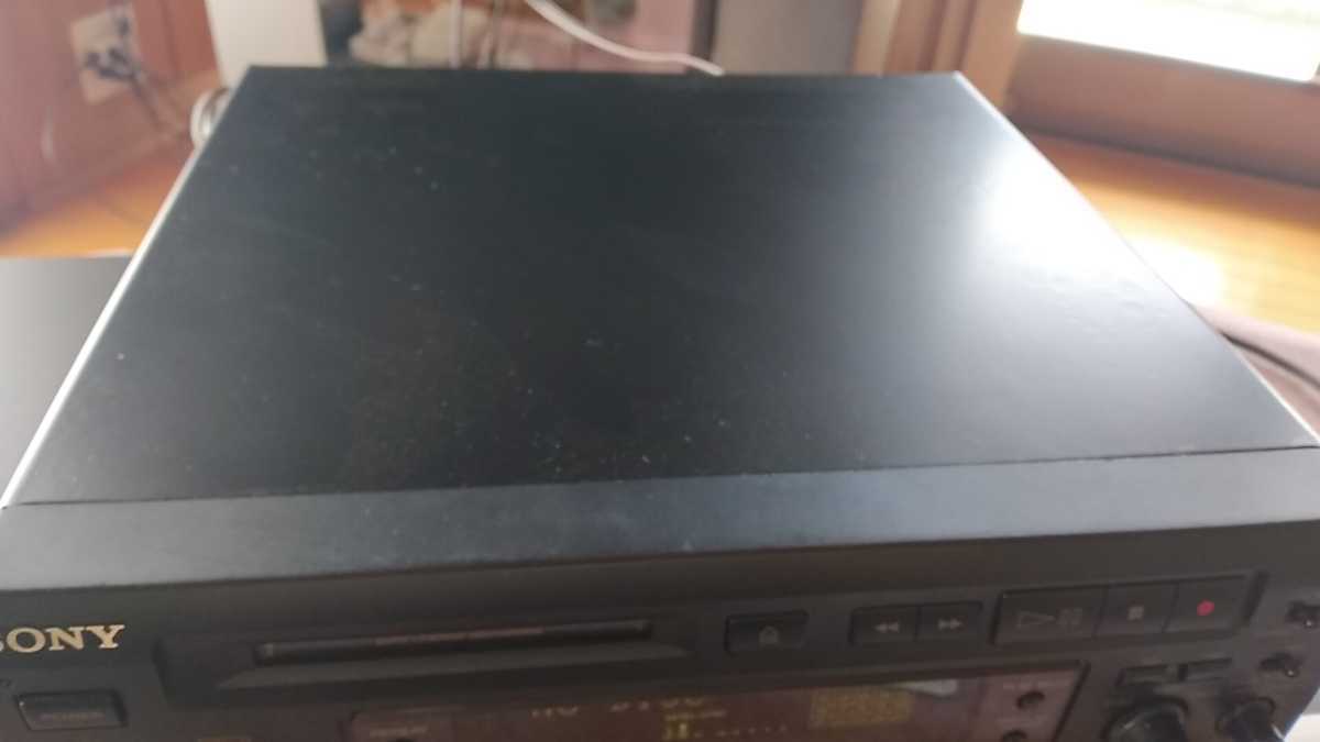 SONY MDデッキ MDS-S37 ソニー MDプレイヤー⁄レコーダー(リモコン付属