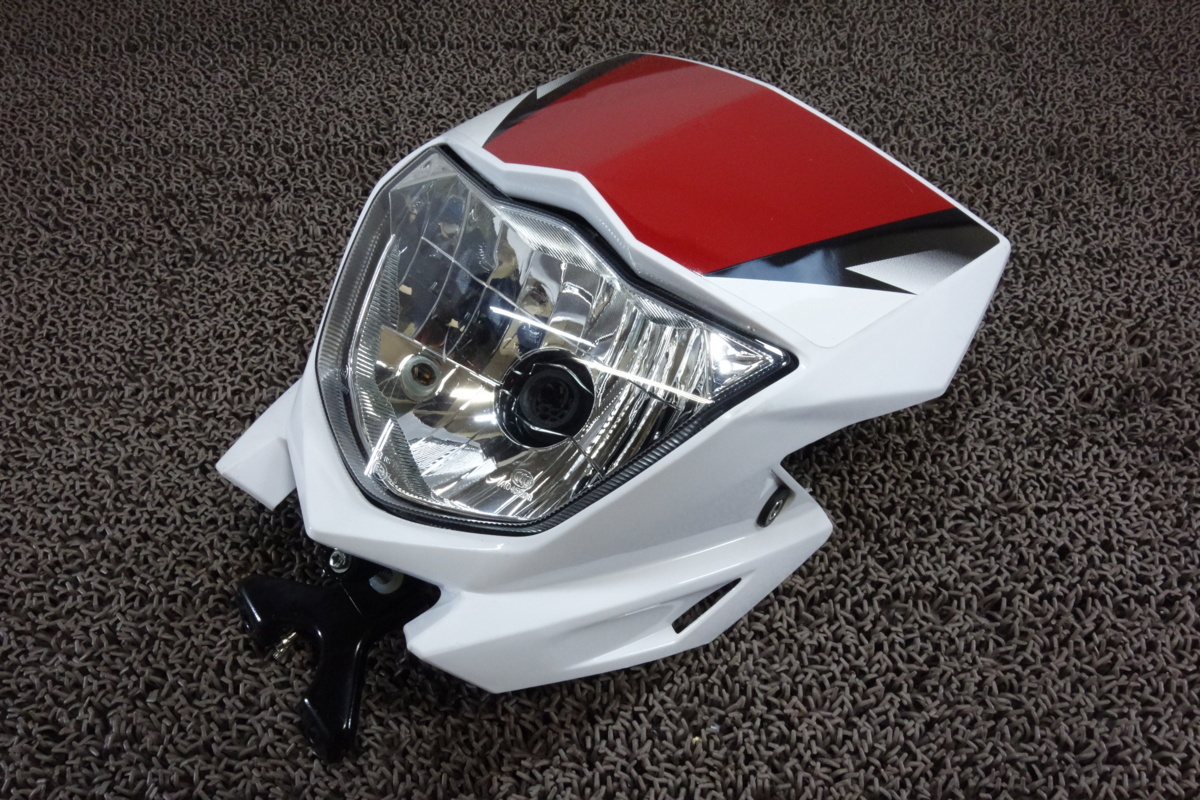 ヤマハ XTZ125 フロントマスク XTZ125とジムニーの日記 : ライトカウル