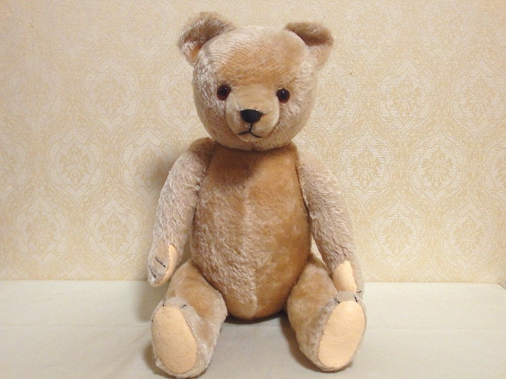ハンドメイド テディベア ぬいぐるみ y】アンティークベア アンティークテディベア ドイツ おもちゃ、ゲーム