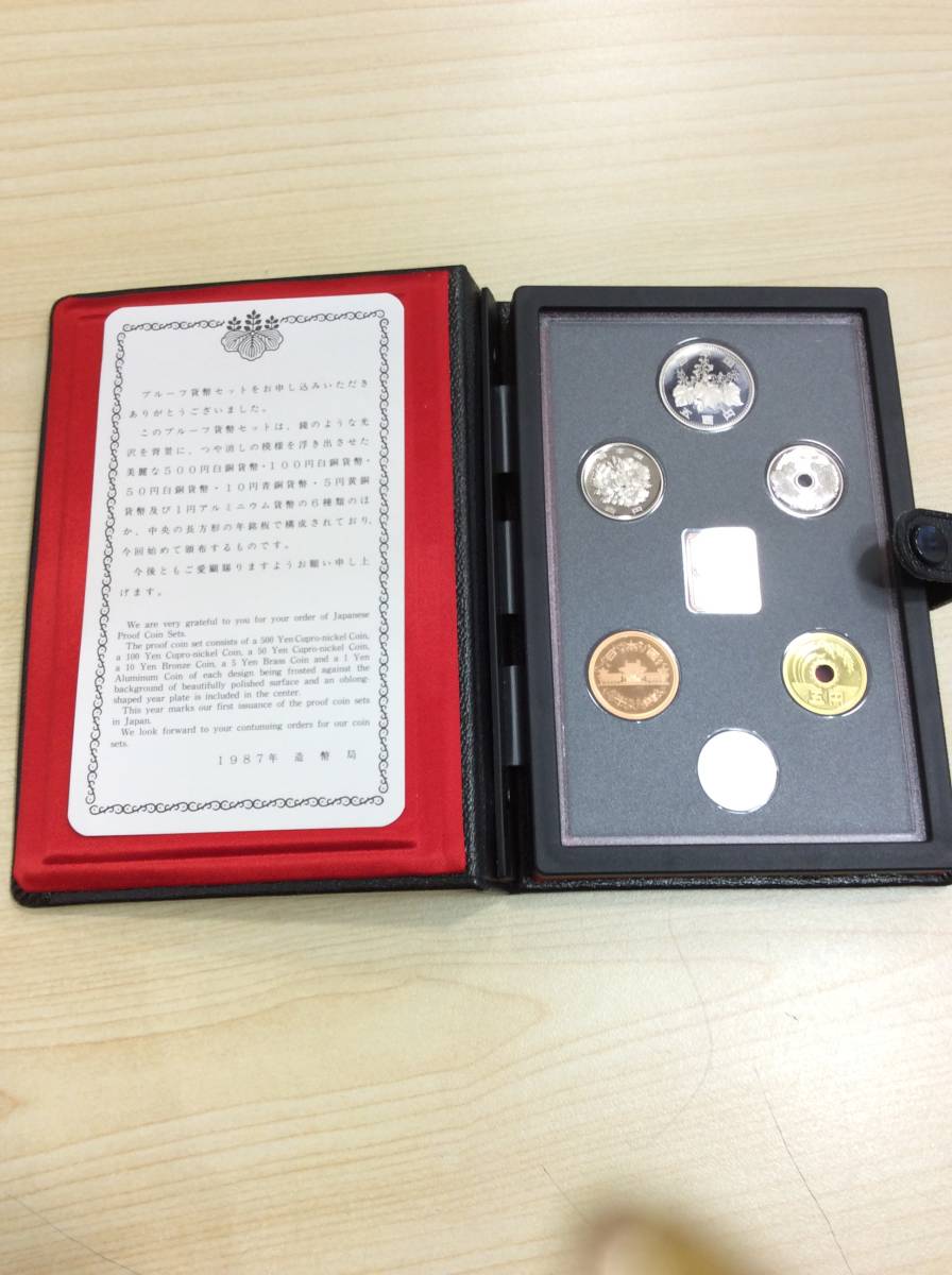 u4946 1987年 プルーフ貨幣セット 昭和62年 特年 ミントセット 造幣局