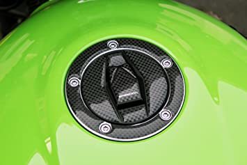  SSK カーボンタンクキャップパッド KAWASAKI Z900RS/CAFE 2018- ZX-10R/RR 2016- N_3