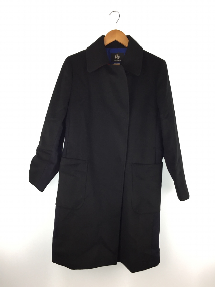 Paul Smith◆カシミヤ混ロングコート/44/ウール/BLK