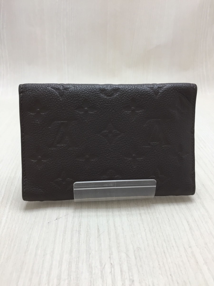 LOUIS VUITTON◆ポルトフォイユ・キュリユーズコンパクト_モノグラムアンプラント/レザー/BRW/M60543 アンプラント ルイヴィトン 使用わずか LOUIS VUITTON キュリユーズコンパクトの通販