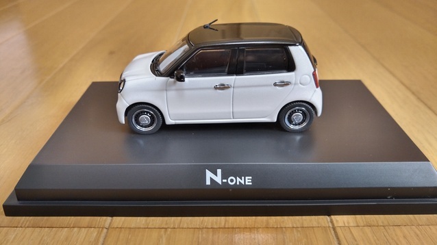 即決 HONDA N-ONE ホンダ エヌワン 白 ホワイト ブラックルーフ 1/43
