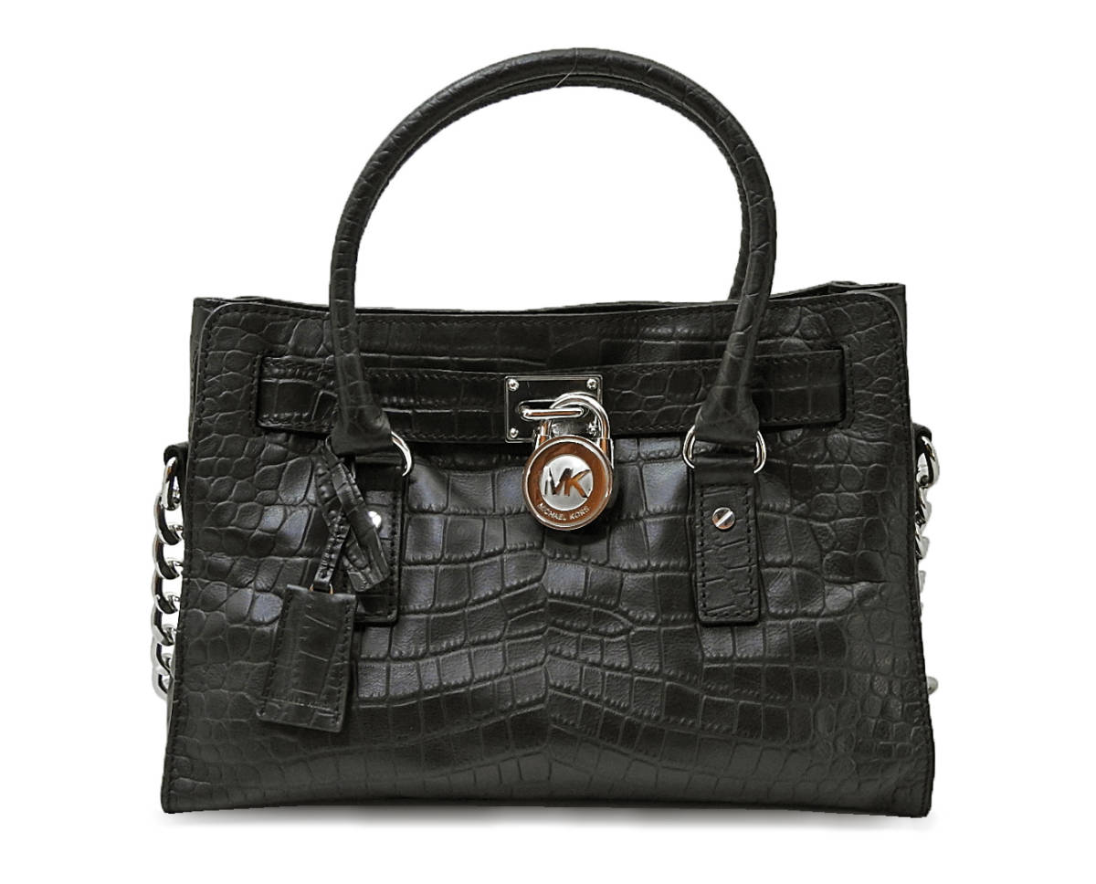MICHAEL KORS クロコ型押し ピンク ローファー eH07130N 【美品 