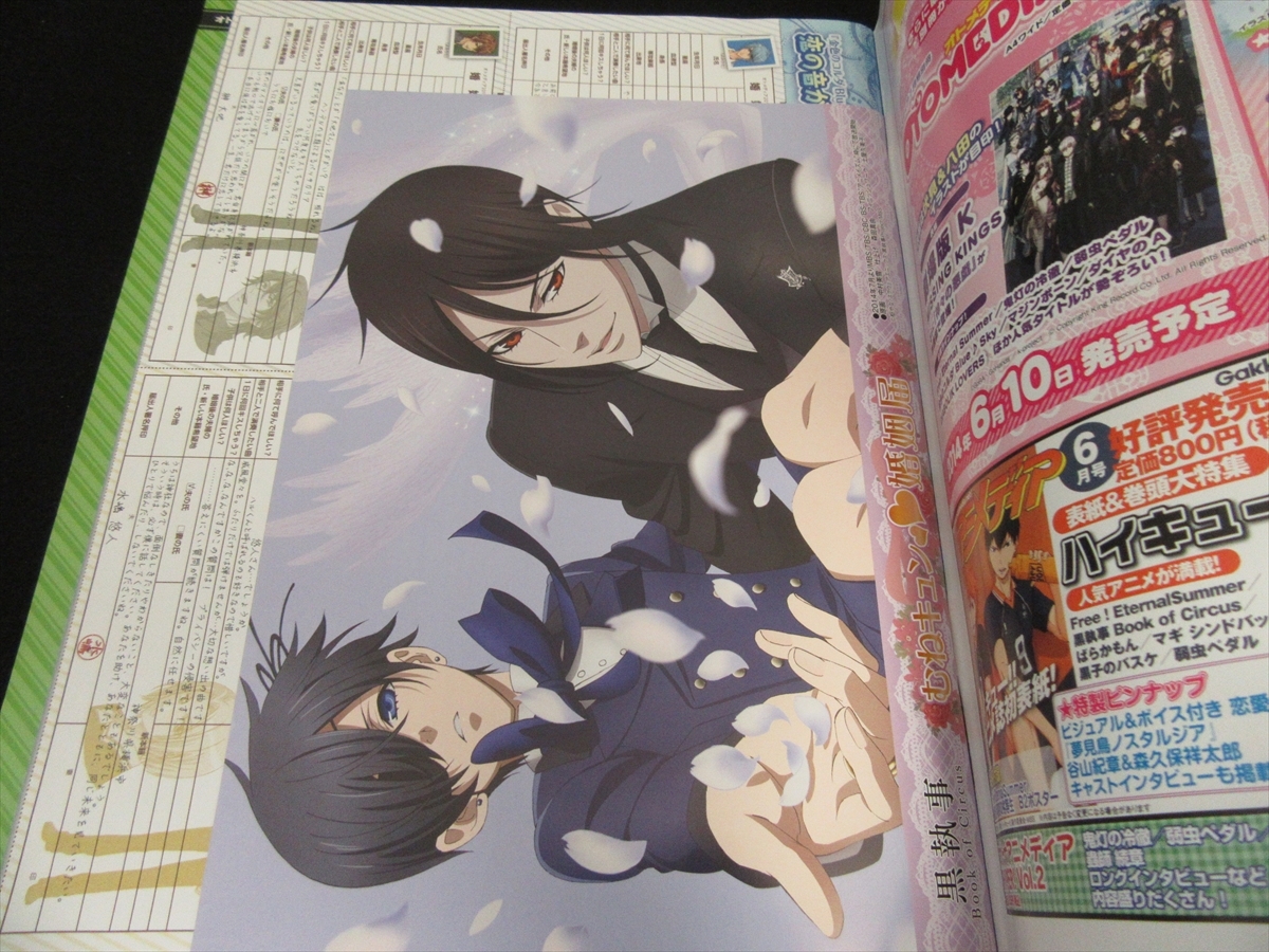 雑誌 オトメディア 14年6月号 送170円 特集 Free 2期 神々の悪戯 金色のコルダ ハマトラ 他 アニメーション 売買されたオークション情報 Yahooの商品情報をアーカイブ公開 オークファン Aucfan Com