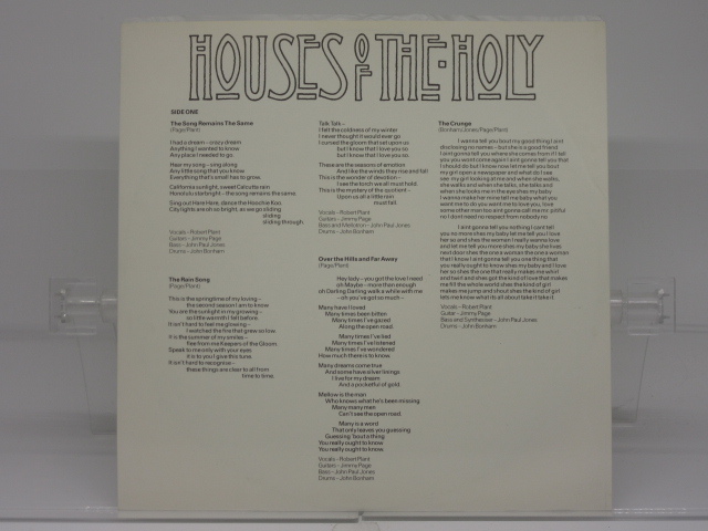 Led Houses レッド・ツェッペリン of ⁄ Zeppelin Holy Of The 聖なる館