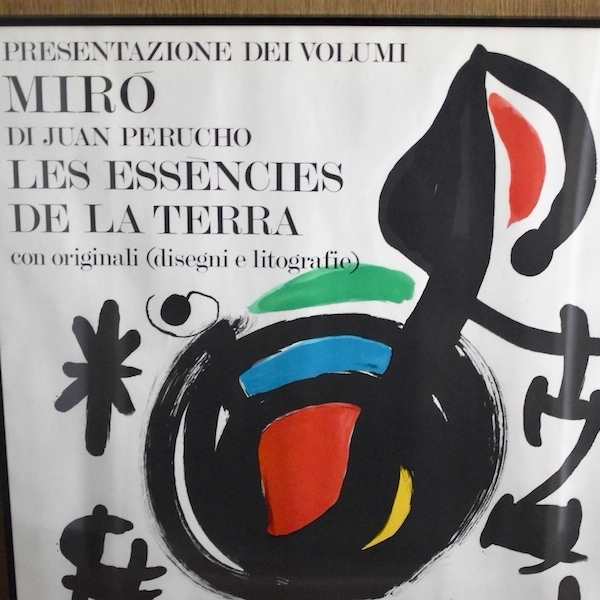 art] ジョアン・ミロ JOAN MIRO 1969 リトグラフ刷 ポスター(石版画