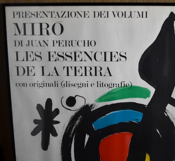 art] ジョアン・ミロ JOAN MIRO 1969 リトグラフ刷 ポスター(石版画