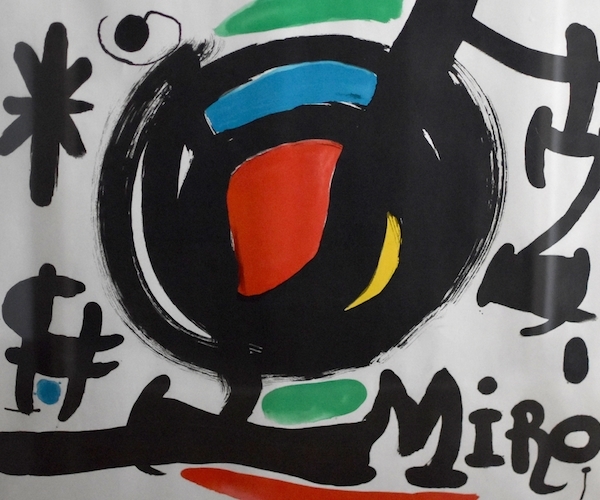 art] ジョアン・ミロ JOAN MIRO 1969 リトグラフ刷 ポスター(石版画