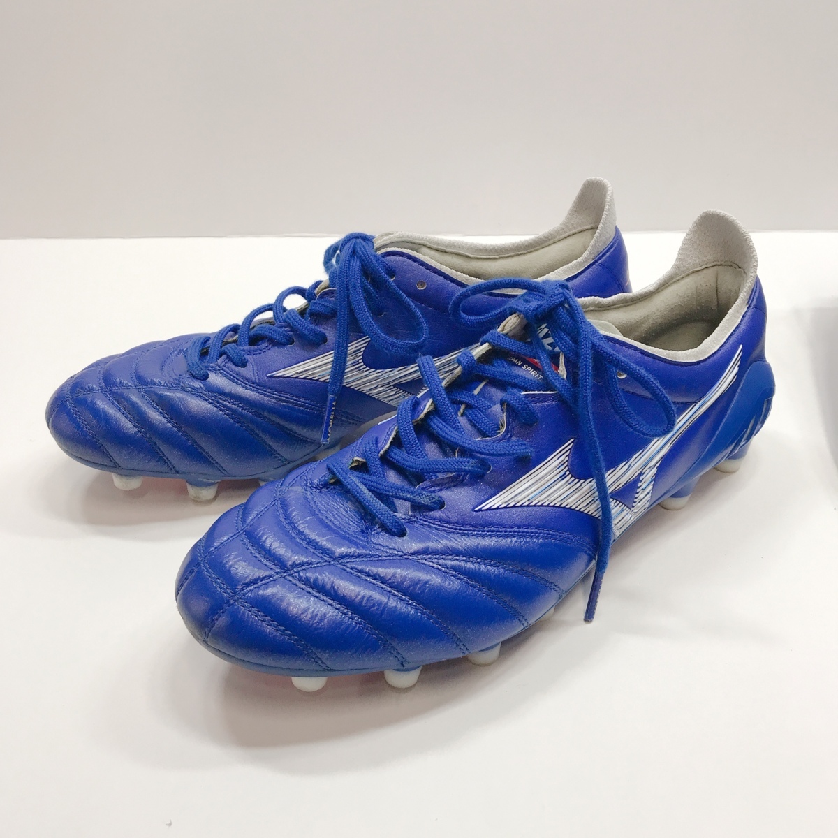 中古】MIZUNO ミズノ モレリアネオ3 JAPAN ブルー×ホワイト 24.5cm
