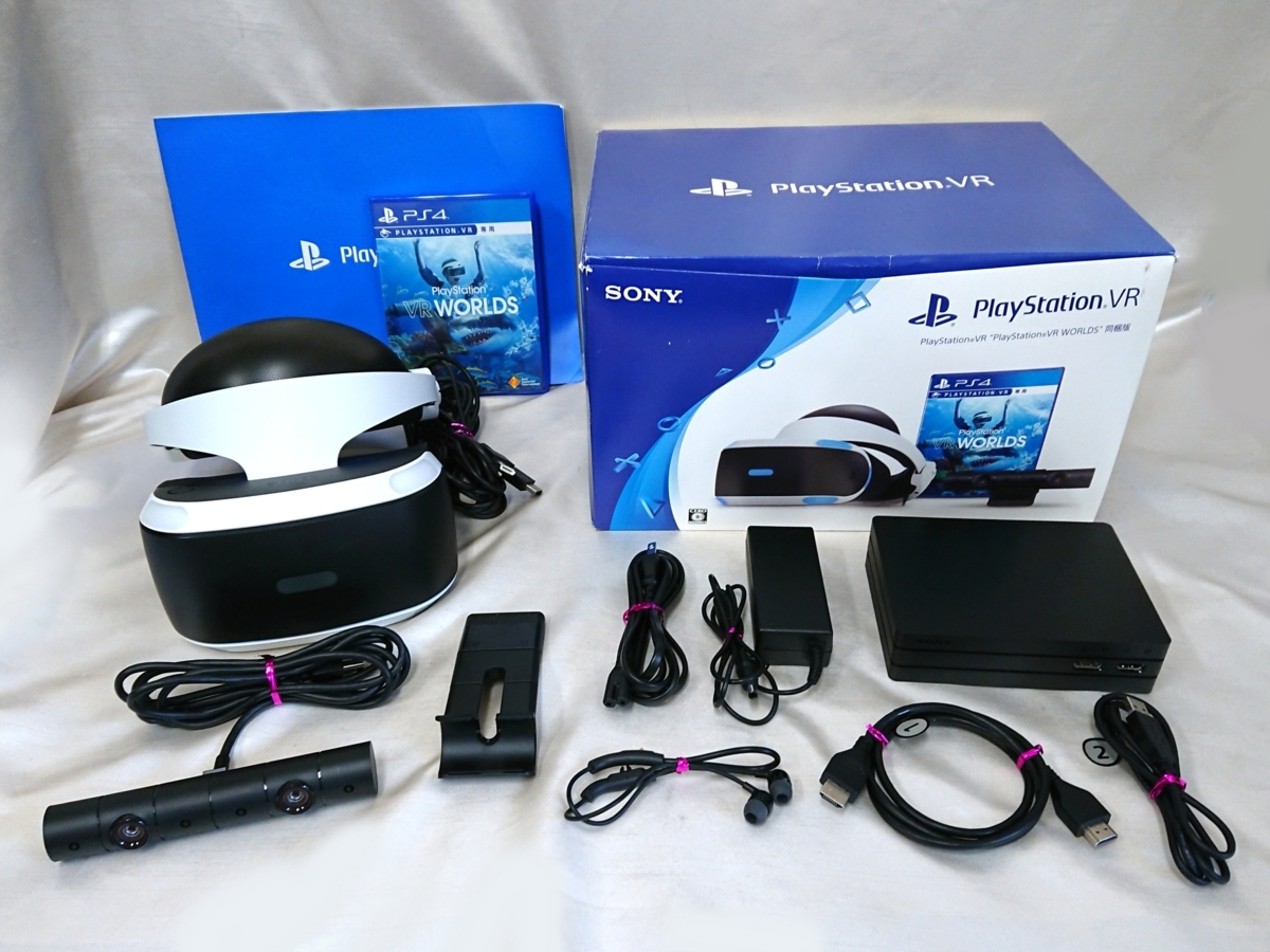 動作確認済 SONY PlayStationVR PSVR CUH-ZVR2 (CUHJ-16006)+ Camera 