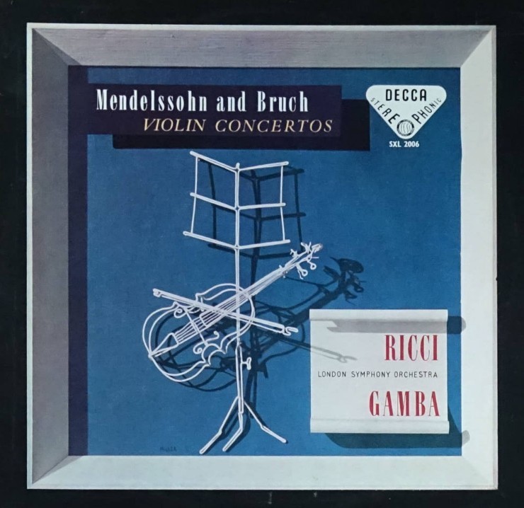 SXL Decca - Mendelssohn 0 X Blue Ruggiero Concertos Violin Bruch Ricci for eBay &frasl; wire