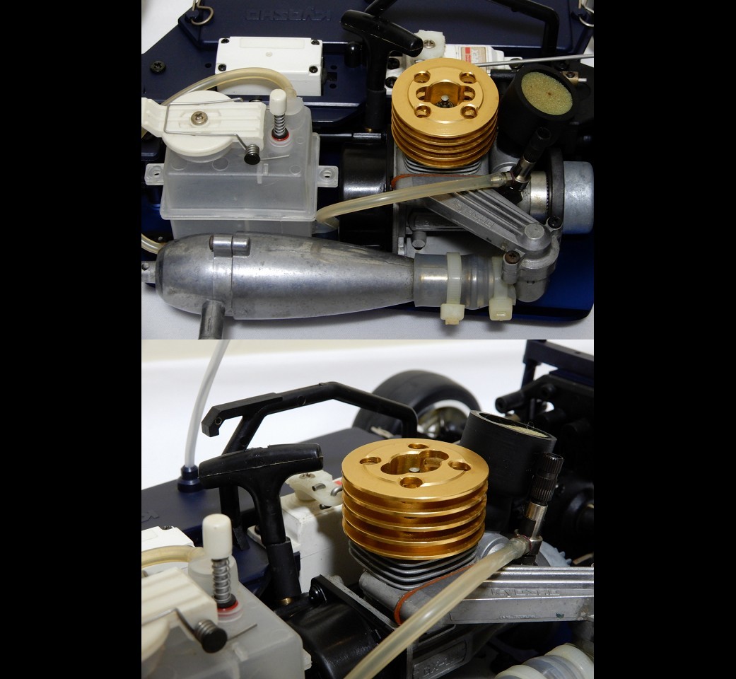 KYOSHO/京商 RC エンジンカー 4WD シャシーキット 動作未確認 極上美品 1⁄