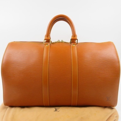 46923★1円スタート★本物 LOUIS VUITTON ルイヴィトン 極美品 キーポル45 トラベル ヴィンテージ メンズ エピ ボストンバッグ レディース