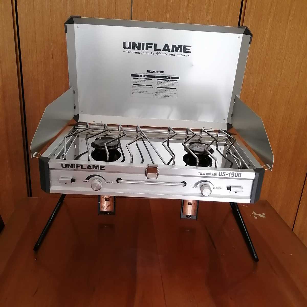 アウトドア UNIFLAME US-1900 ツインバーナー ツーバーナーコンロ